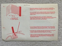 Mantis Chipmate 30  Instructions from the back side of the package.